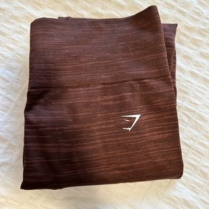 Gymshark Adapt Marl Seamless Leggings - Archive Brown/Cherry Brown